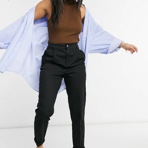 Asos black chino pants size 0
